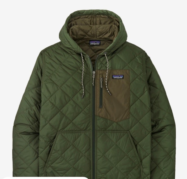 Patagonia Mens Diamond Quilted Bomber Hoody | Outdoor District